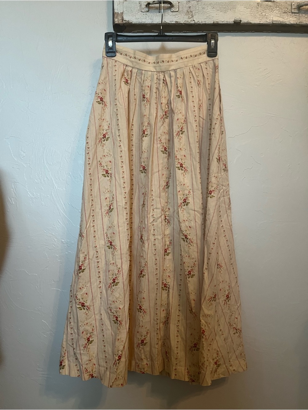 Ralph Lauren Country Vintage Prairie 2pc Set Button Down Shirt Ankle Skirt Sz 4 - Picture 10 of 14